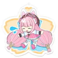 Umall Toa - Acrylic Key Chain - Key Chain - VTuber Size-100 x 100 (mm)