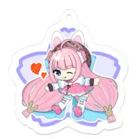 Umall Toa - Acrylic Key Chain - Key Chain - VTuber Size-50 x 50 (mm)