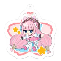 Umall Toa - Acrylic Key Chain - Key Chain - VTuber Size-50 x 50 (mm)