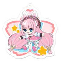 Umall Toa - Acrylic Key Chain - Key Chain - VTuber Size-70 x 70 (mm)