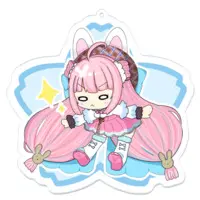 Umall Toa - Acrylic Key Chain - Key Chain - VTuber Size-100 x 100 (mm)
