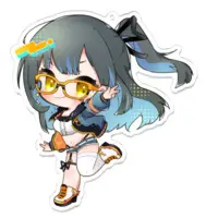 鳴宮こと - Acrylic Key Chain - Key Chain - VTuber Size-100 x 100 (mm)