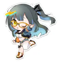 鳴宮こと - Acrylic Key Chain - Key Chain - VTuber Size-100 x 100 (mm)