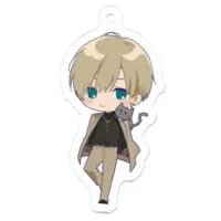 shishio - Acrylic Key Chain - Key Chain - VTuber Size-50 x 50 (mm)