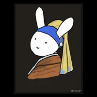 バーチャルうさぎ - Stickers - VTuber Size-160 x 160 (mm)