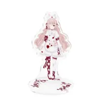 白兎メルティ - Acrylic stand - VTuber Size-70x70mm