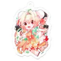 Tenka An - Acrylic Key Chain - Key Chain - VTuber Size-50 x 50 (mm)