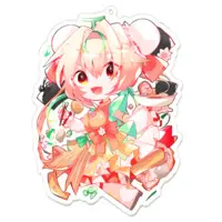 Tenka An - Acrylic Key Chain - Key Chain - VTuber Size-100 x 100 (mm)