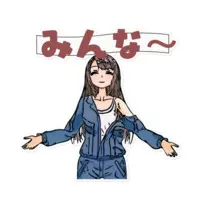 Hiyatoi Reiko - Stickers - VTuber Size-160 x 160 (mm)