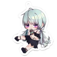 紫陽さゆ - Acrylic Key Chain - Key Chain - VTuber Size-50 x 50 (mm)