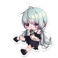 紫陽さゆ - Acrylic Key Chain - Key Chain - VTuber Size-70 x 70 (mm)