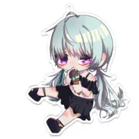 紫陽さゆ - Acrylic Key Chain - Key Chain - VTuber Size-100 x 100 (mm)