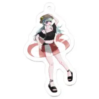 紫陽さゆ - Acrylic Key Chain - Key Chain - VTuber Size-50 x 50 (mm)