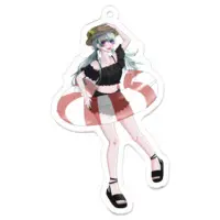 紫陽さゆ - Acrylic Key Chain - Key Chain - VTuber Size-70 x 70 (mm)