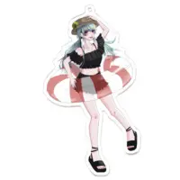 紫陽さゆ - Acrylic Key Chain - Key Chain - VTuber Size-100 x 100 (mm)