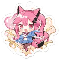 Mashu Gureco - Acrylic Key Chain - Key Chain - VTuber Size-50 x 50 (mm)
