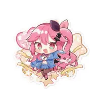 Mashu Gureco - Stickers - VTuber Size-100 x 100 (mm)