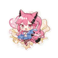 Mashu Gureco - Stickers - VTuber Size-100 x 100 (mm)