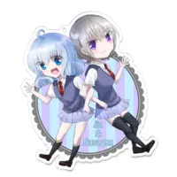 雨宮慈雨 - Acrylic Key Chain - Key Chain - VTuber Size-100 x 100 (mm)