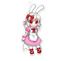 入巣ぴょん子 - Acrylic Key Chain - Key Chain - VTuber Size-100 x 100 (mm)