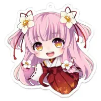 Kagami Chiyo - Acrylic Key Chain - Key Chain - VTuber Size-70 x 70 (mm)