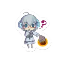 Yagi Meeko - Badge - VTuber Size-50 x 50 (mm)