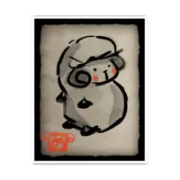 Yagi Meeko - Badge - VTuber Size-100 x 100 (mm)