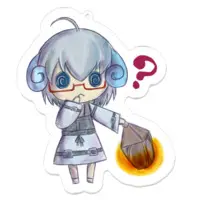 Yagi Meeko - Acrylic Key Chain - Key Chain - VTuber Size-100 x 100 (mm)