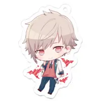 七里雪羽 - Acrylic Key Chain - Key Chain - VTuber Size-50 x 50 (mm)