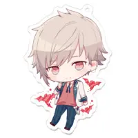 七里雪羽 - Acrylic Key Chain - Key Chain - VTuber Size-70 x 70 (mm)