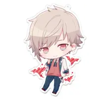 七里雪羽 - Acrylic Key Chain - Key Chain - VTuber Size-100 x 100 (mm)