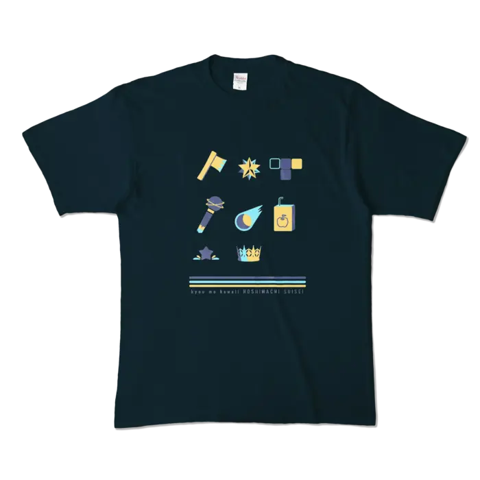 Hoshimachi Suisei - Clothes - T-shirts - VTuber Size-XL