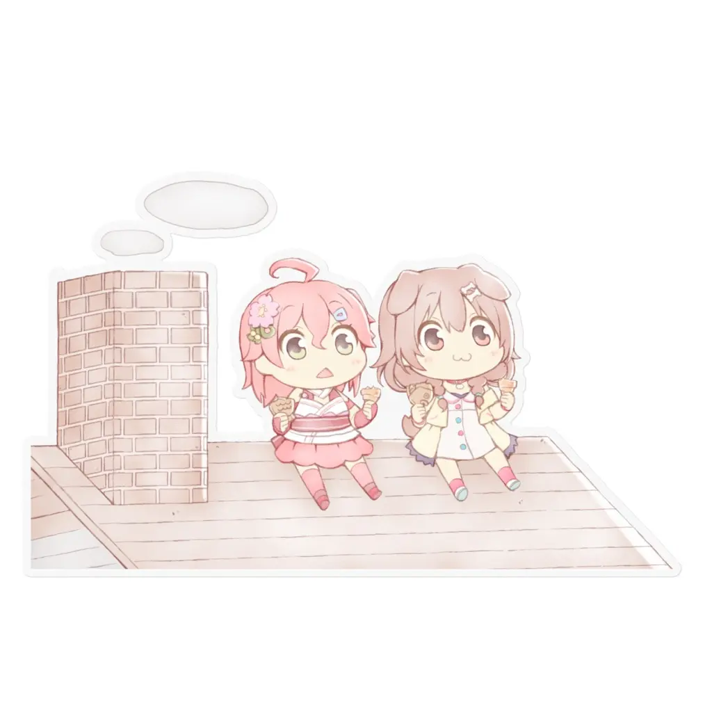 Inugami Korone & Sakura Miko - Stickers - VTuber