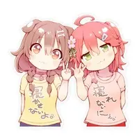 Inugami Korone & Sakura Miko - Stickers - VTuber