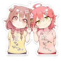 Inugami Korone & Sakura Miko - Acrylic Key Chain - Key Chain - VTuber