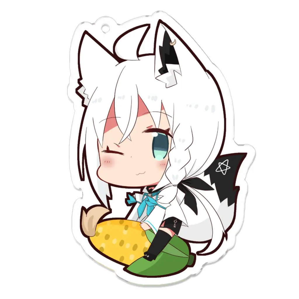 Shirakami Fubuki - Acrylic Key Chain - Key Chain - VTuber