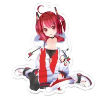 赤坂まさか - Acrylic Key Chain - Key Chain - VTuber Size-70 x 70 (mm)