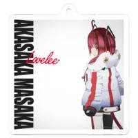 赤坂まさか - Acrylic Key Chain - Key Chain - VTuber Size-50 x 50 (mm)