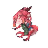 Ryuno Hanabi - Stickers - VTuber Size-160 x 160 (mm)