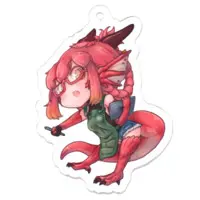 Ryuno Hanabi - Acrylic Key Chain - Key Chain - VTuber Size-50 x 50 (mm)