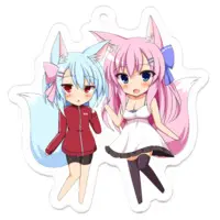 みみういチャンネル - Acrylic Key Chain - Key Chain - VTuber Size-50 x 50 (mm)
