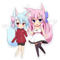 みみういチャンネル - Acrylic Key Chain - Key Chain - VTuber Size-100 x 100 (mm)