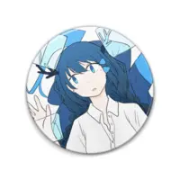 雨笠しの - Badge - VTuber Size-76mm