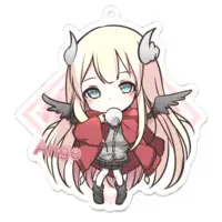 アンジュお姉さん - Acrylic Key Chain - Key Chain - VTuber Size-70 x 70 (mm)