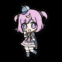 Niki Clarissa - Stickers - VTuber Size-100 x 100 (mm)