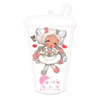 Nekobuki Kemuri - Acrylic Key Chain - Key Chain - VTuber Size-100 x 100 (mm)