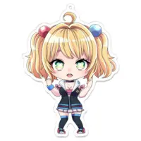 Michelle Rolo Cotton - Acrylic Key Chain - Key Chain - VTuber Size-100 x 100 (mm)