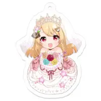 夜桜みあ - Acrylic Key Chain - Key Chain - VTuber Size-50 x 50 (mm)
