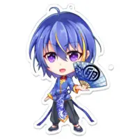 唐柿卵米(とがき らんま) - Acrylic Key Chain - Key Chain - VTuber Size-100 x 100 (mm)