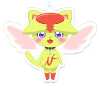 唐柿卵米(とがき らんま) - Acrylic Key Chain - Key Chain - VTuber Size-70 x 70 (mm)